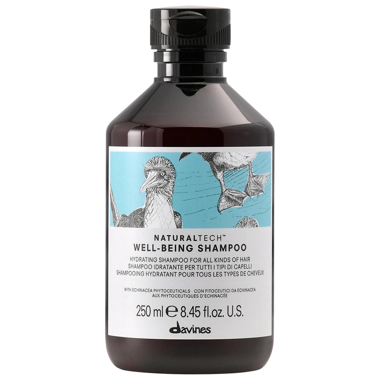 Wellbeing Moisturizing Shampoo - Vegan, Sulfate-Free, Hydrating for Dry Hair with Echinacea Flower