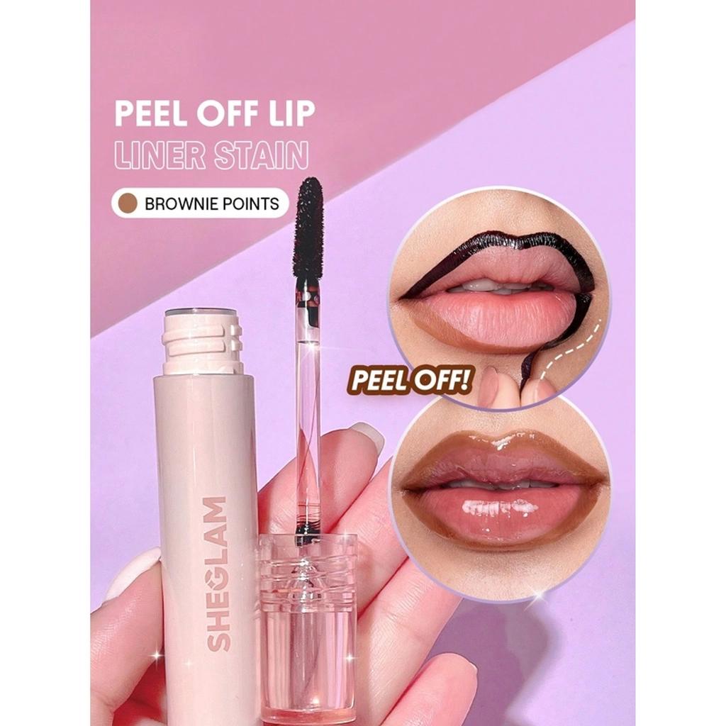 Sheglam Fall In Line Stain Lip Gloss in Brownie Points
