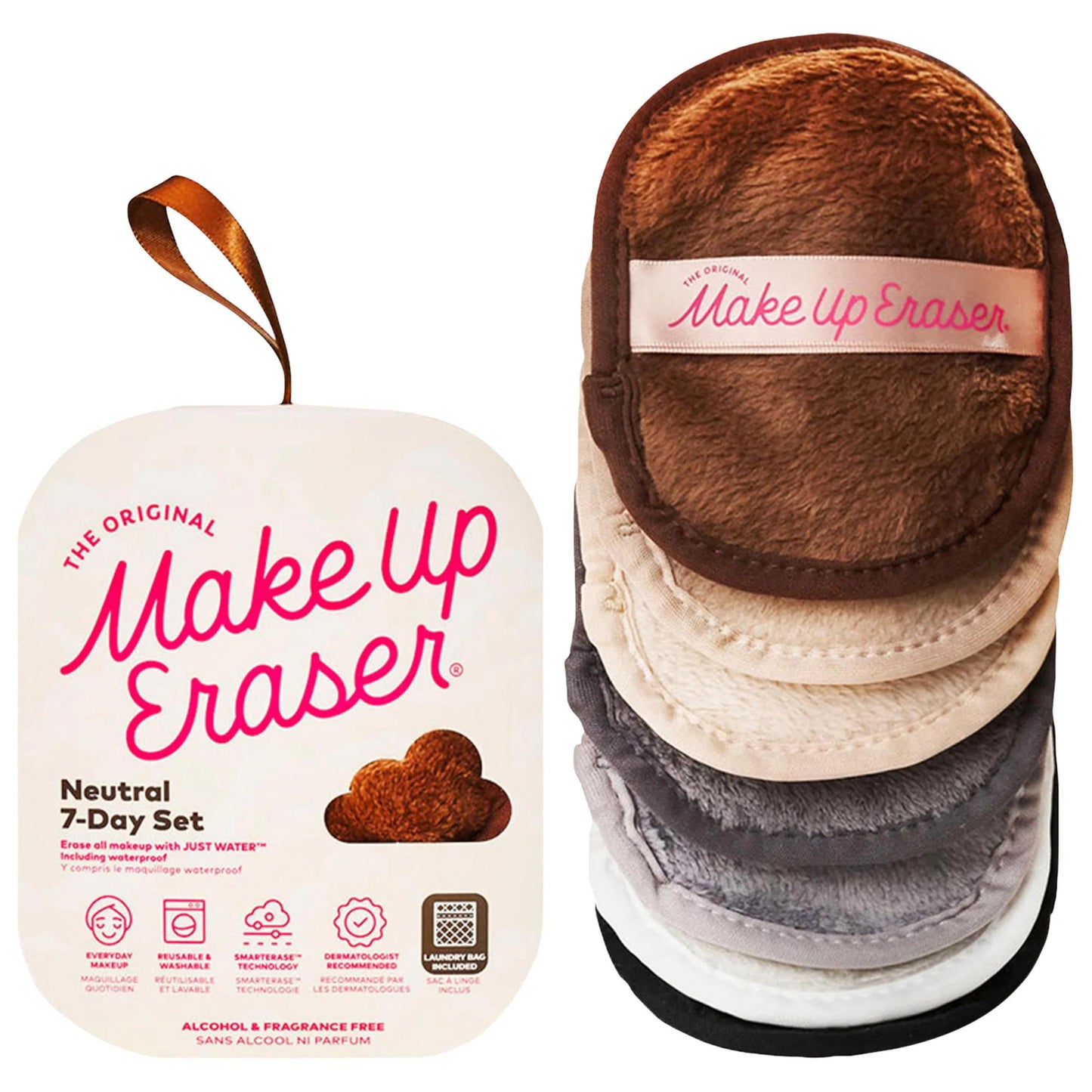 MakeUp Eraser Reusable Makeup Remover 7-Day Set - Gentle, Effective, and Eco-Friendly Makeup Removal Cloths
