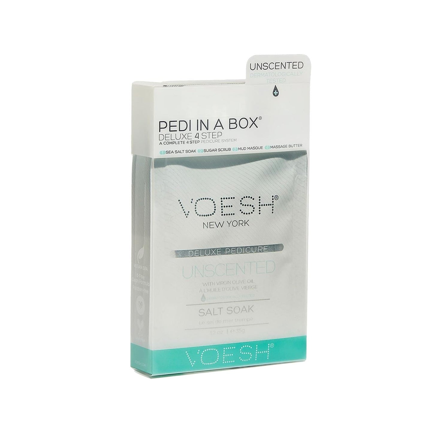 Voesh New York Pedi in a Box 4-Step Odorless Pedicure Kit
