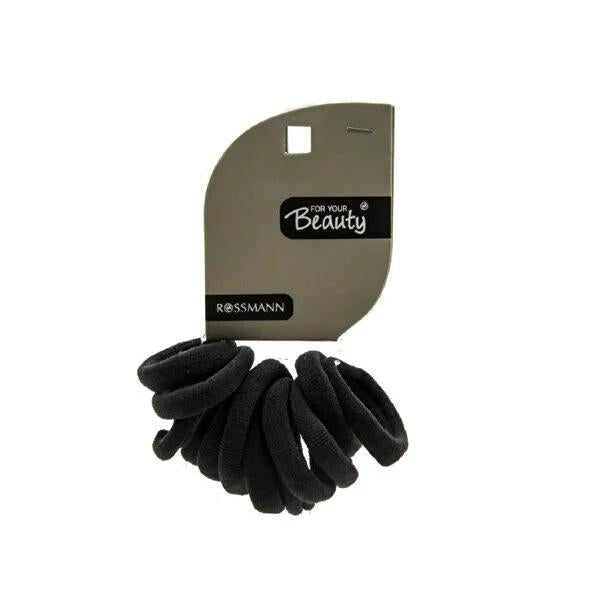For Your Beauty Black Microfiber Hair Towel Set of 12 - Quick Drying, Gentle on Hair