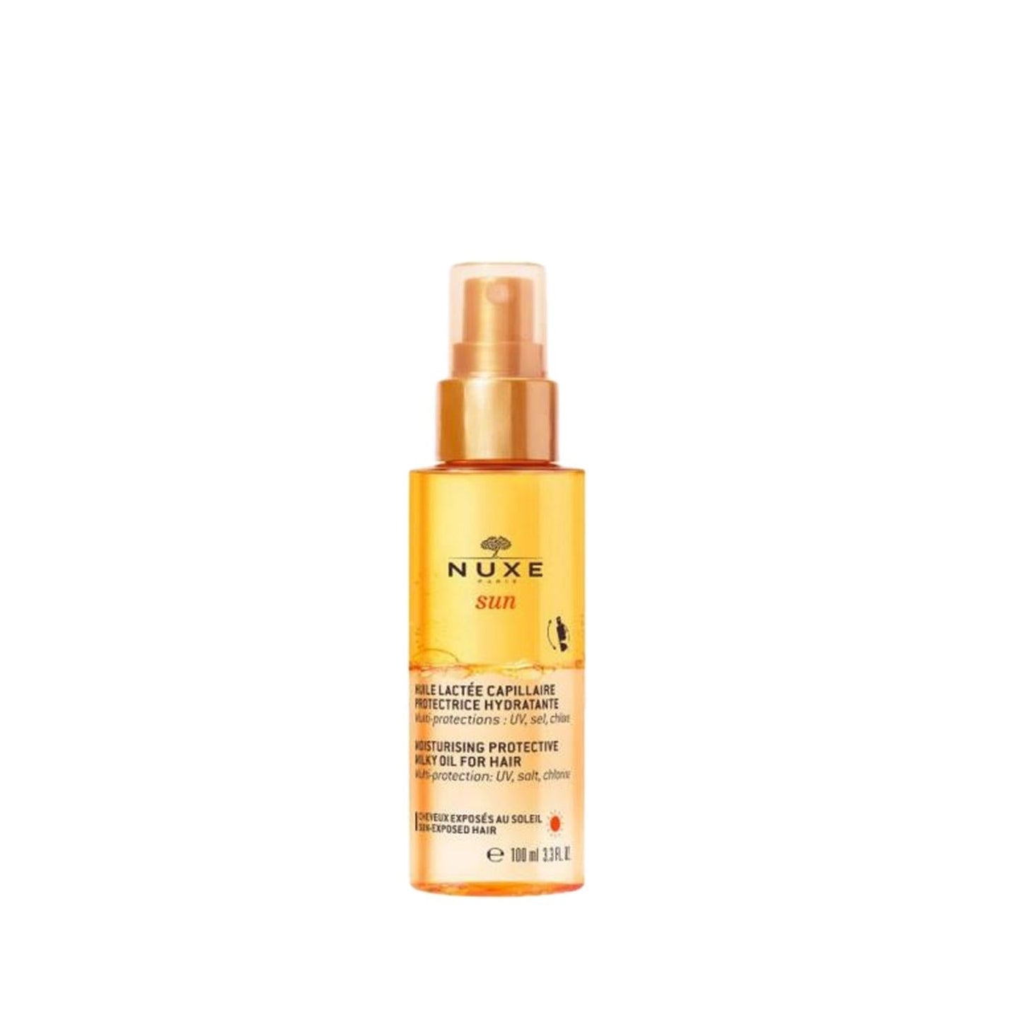 Nuxe After Sun Care Lotion - Dual Phase Moisturizing & Protective Lotion for Post Sun Exposure Skin Care, 3.38 fl oz