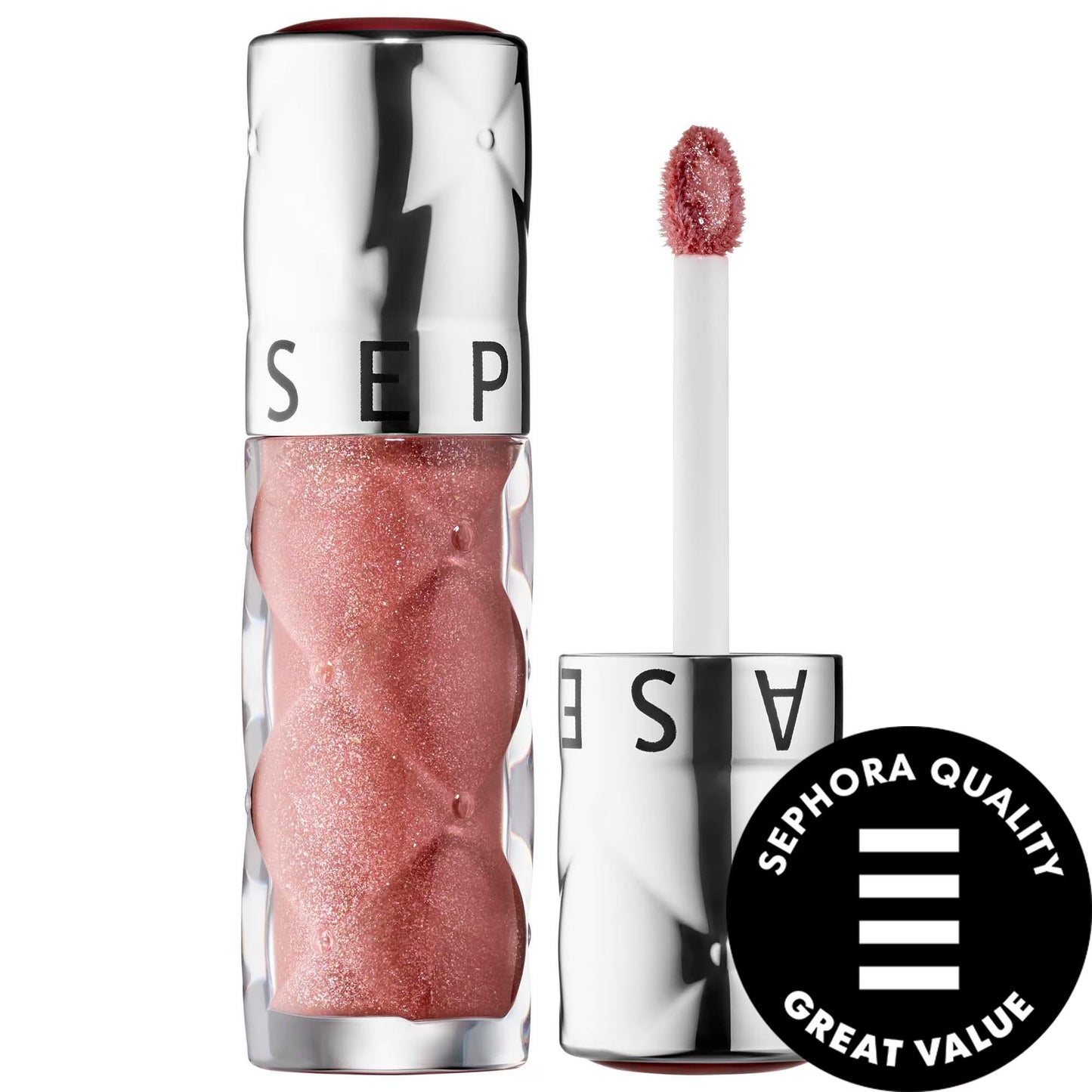 Outrageous Plump: Hydrating Lip Gloss for Fuller Lips with Sunflower, Ginger & Peppermint Oil - High Shine, Non-Sticky Formula