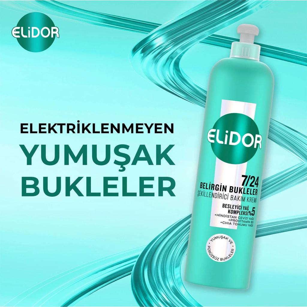 Elidor Belirgin Bukleler 7/24 Curl Defining Cream 240 ml Duo