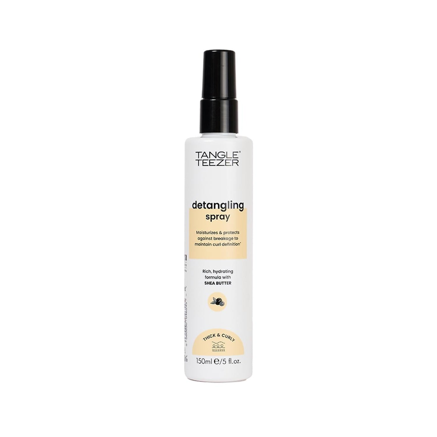 Tangle Teezer Everyday Detangling Shea Butter Spray for Thick & Curly Hair - 150ml, Detangles & Nourishes