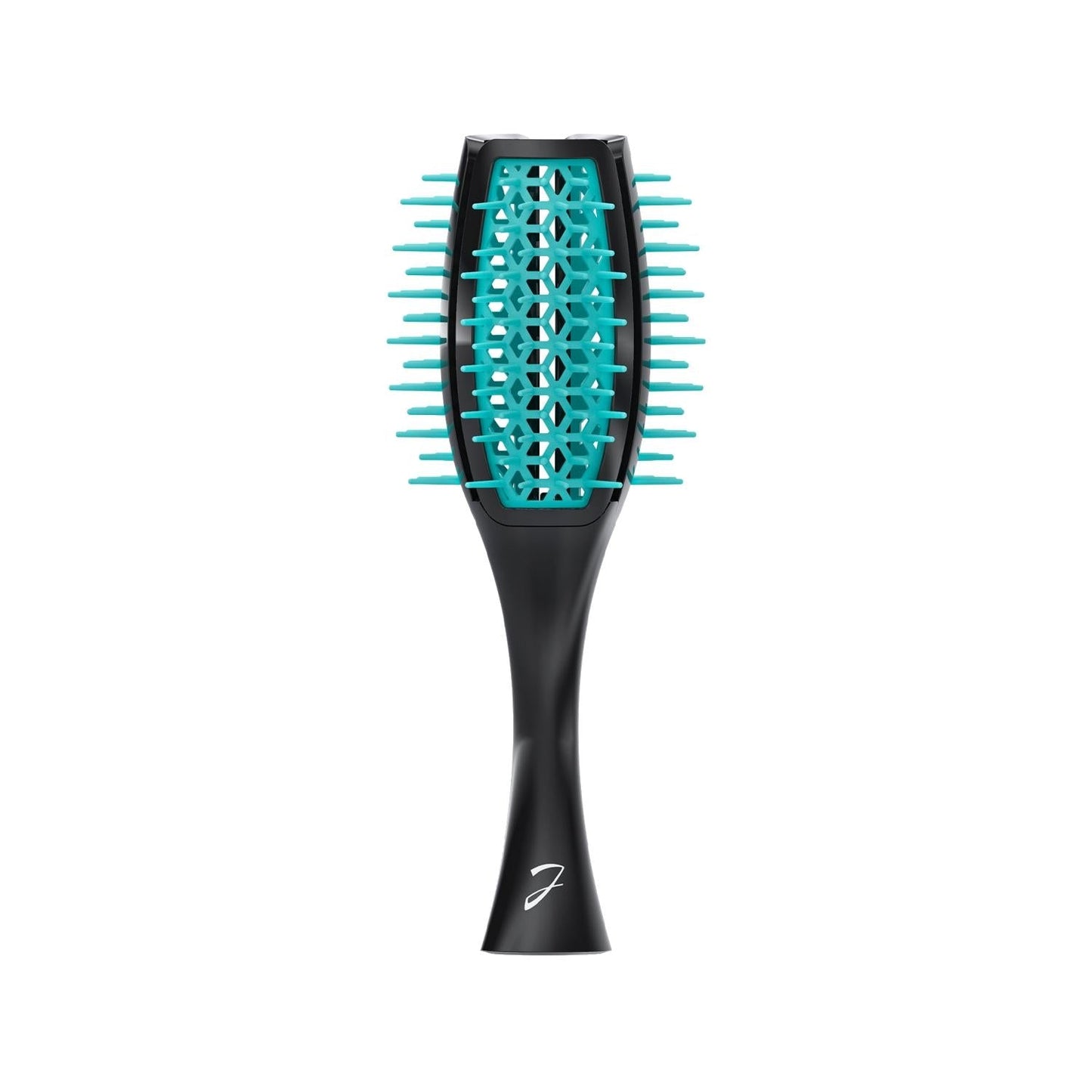 Janeke Tulip Brush Detangling Hair Brush Black & Blue