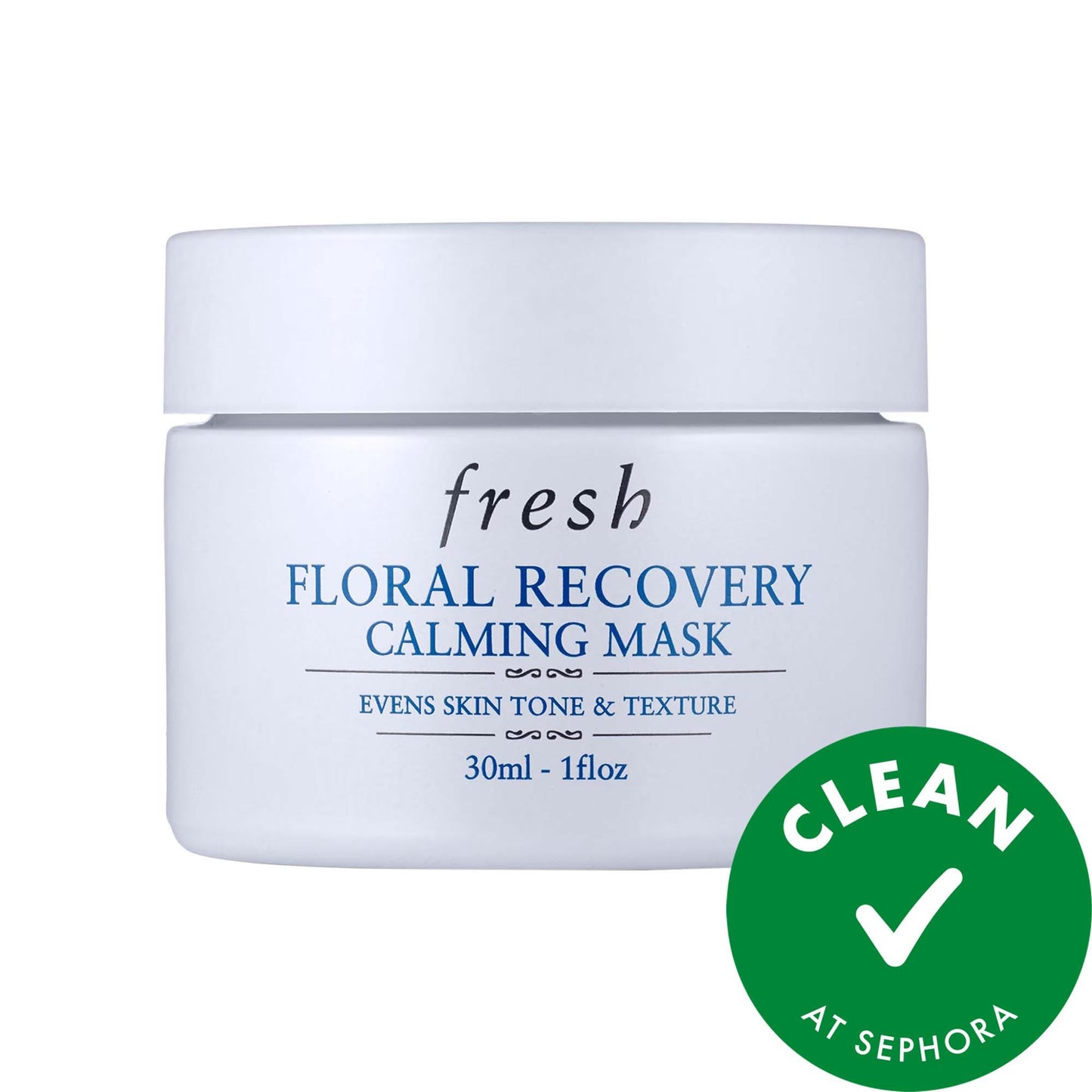 MINI Overnight Recovery Face Mask: Squalane & Floral Extracts - Calm Redness, Even Skin Tone - Sensitive Skin Solution