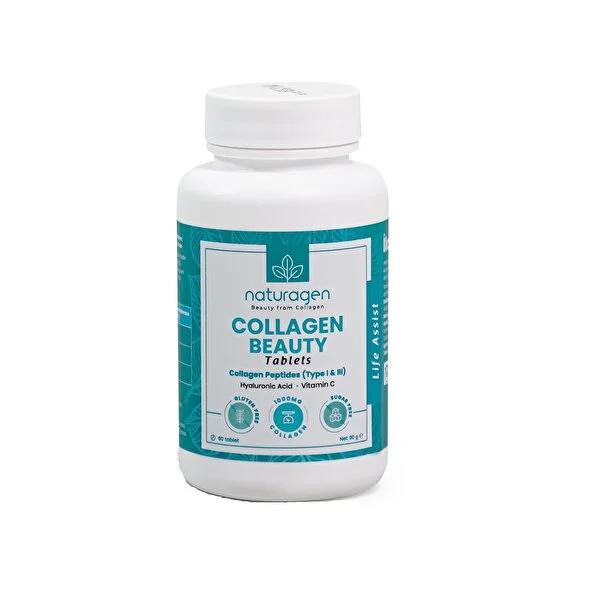 Naturagen Collagen Life Assist 60 Tablets - Collagen Supplement for Skin and Joint Health Support