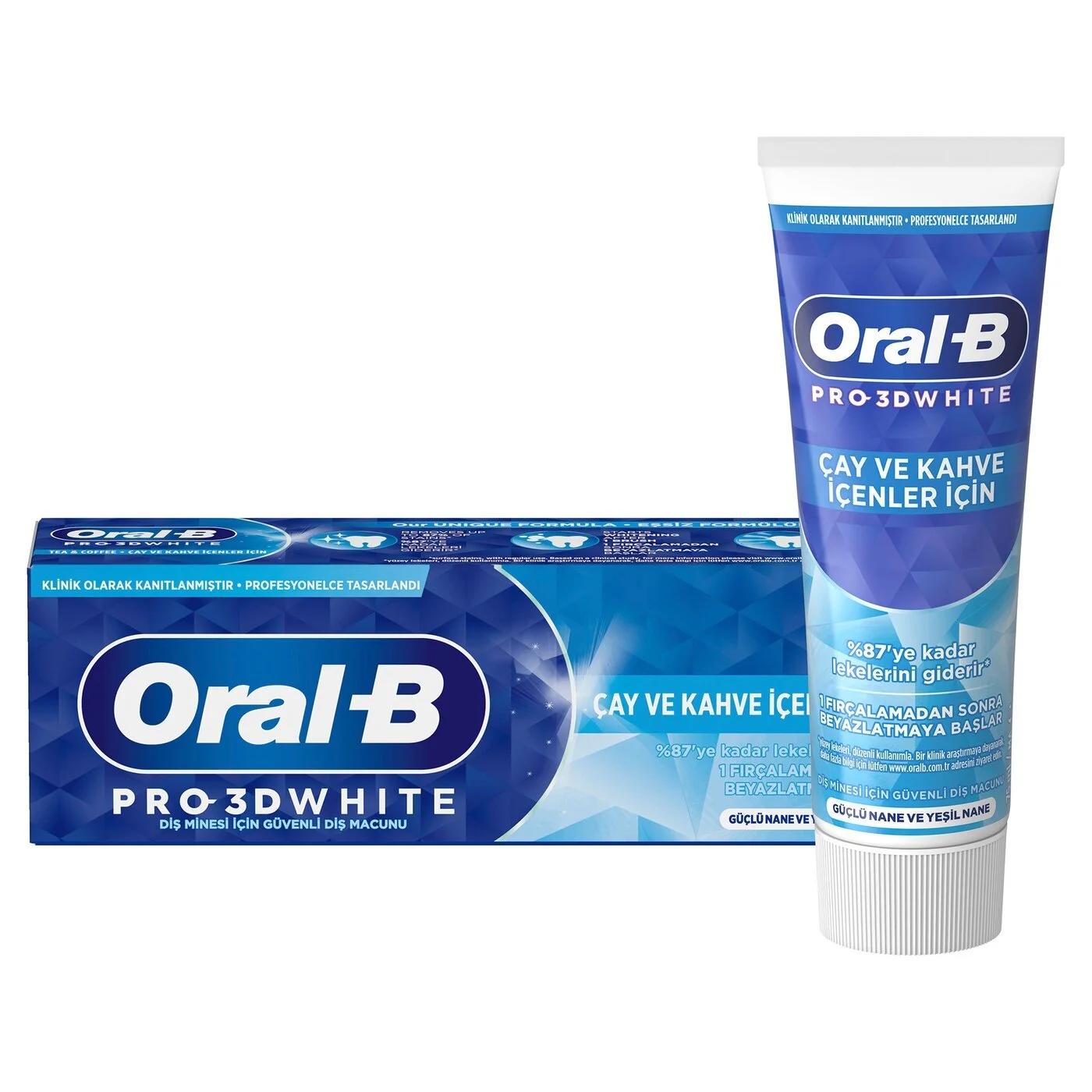 Oral-B 3D White Tea & Coffee Stain Toothpaste 75ml