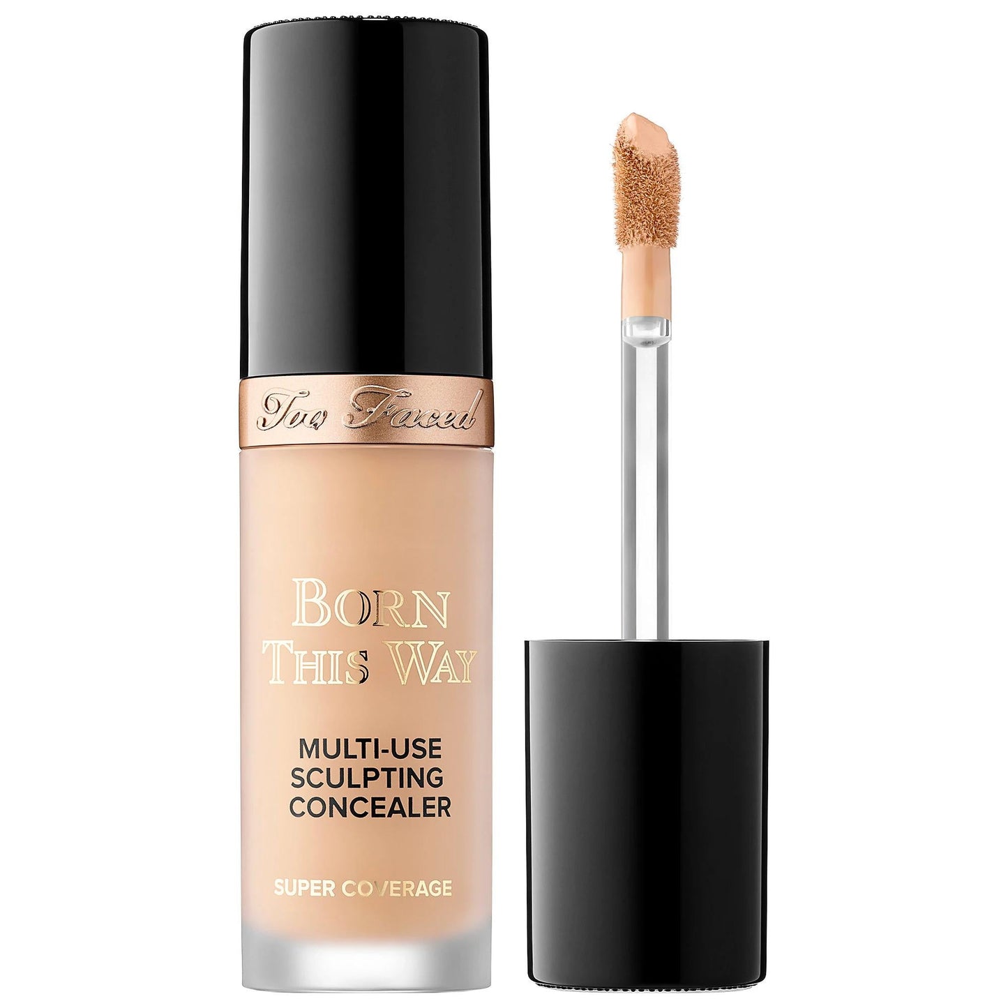 Too Faced Born This Way Super Coverage Multi-Use Concealer - Full Coverage, Hydrating, Vegan & Cruelty-Free Makeup