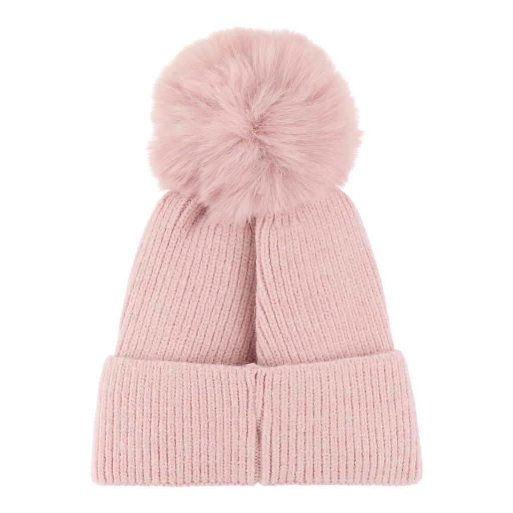 Eklips Kids Pink Pom Pom Beanie