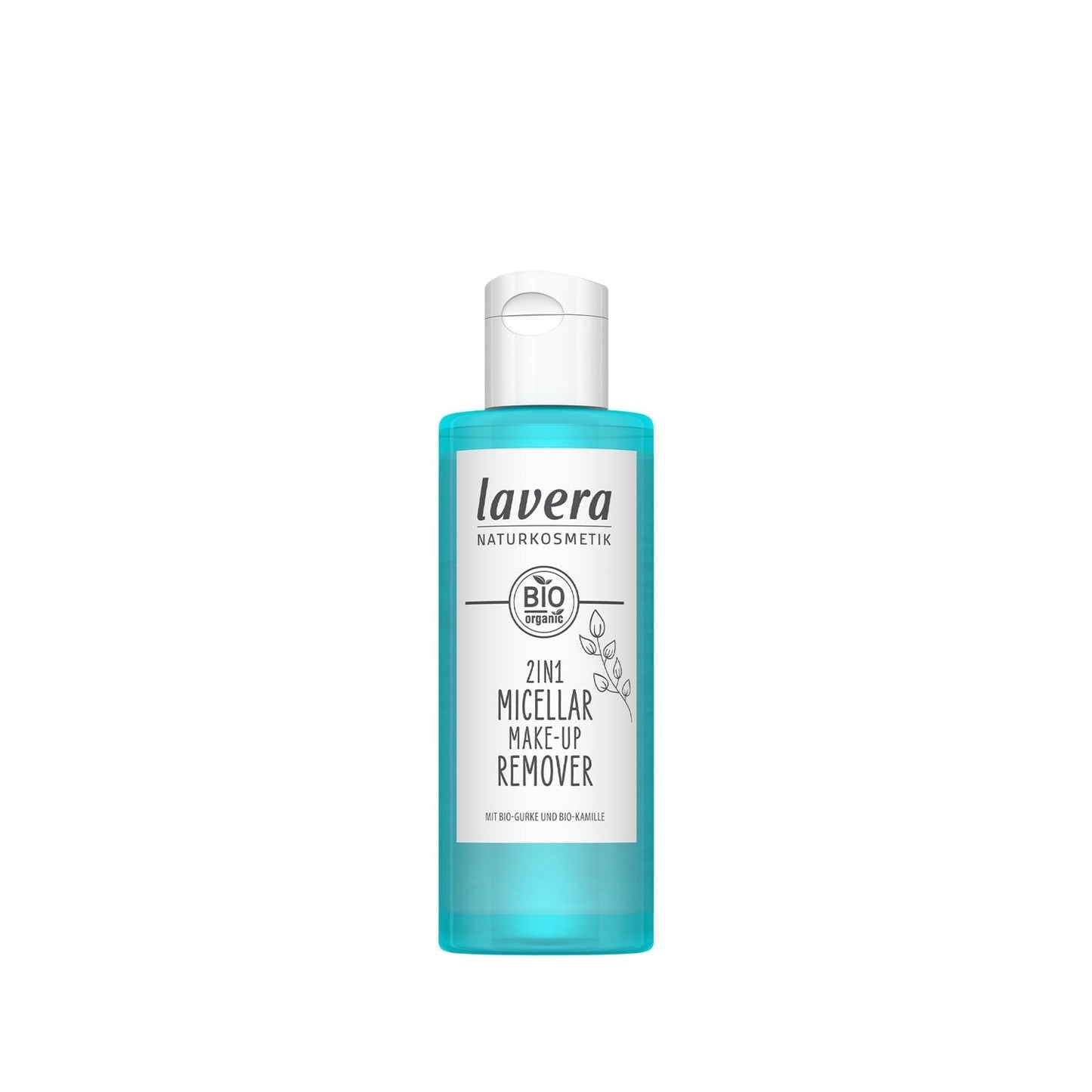 Lavera Natural Micellar Makeup Remover for Sensitive Skin - Gentle, Effective, 2-in-1 Cleansing Solution, 3.38 fl oz