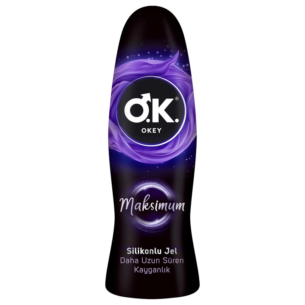 Okey Max Silicone Lubricant Gel with Long-Lasting Formula 50 ml