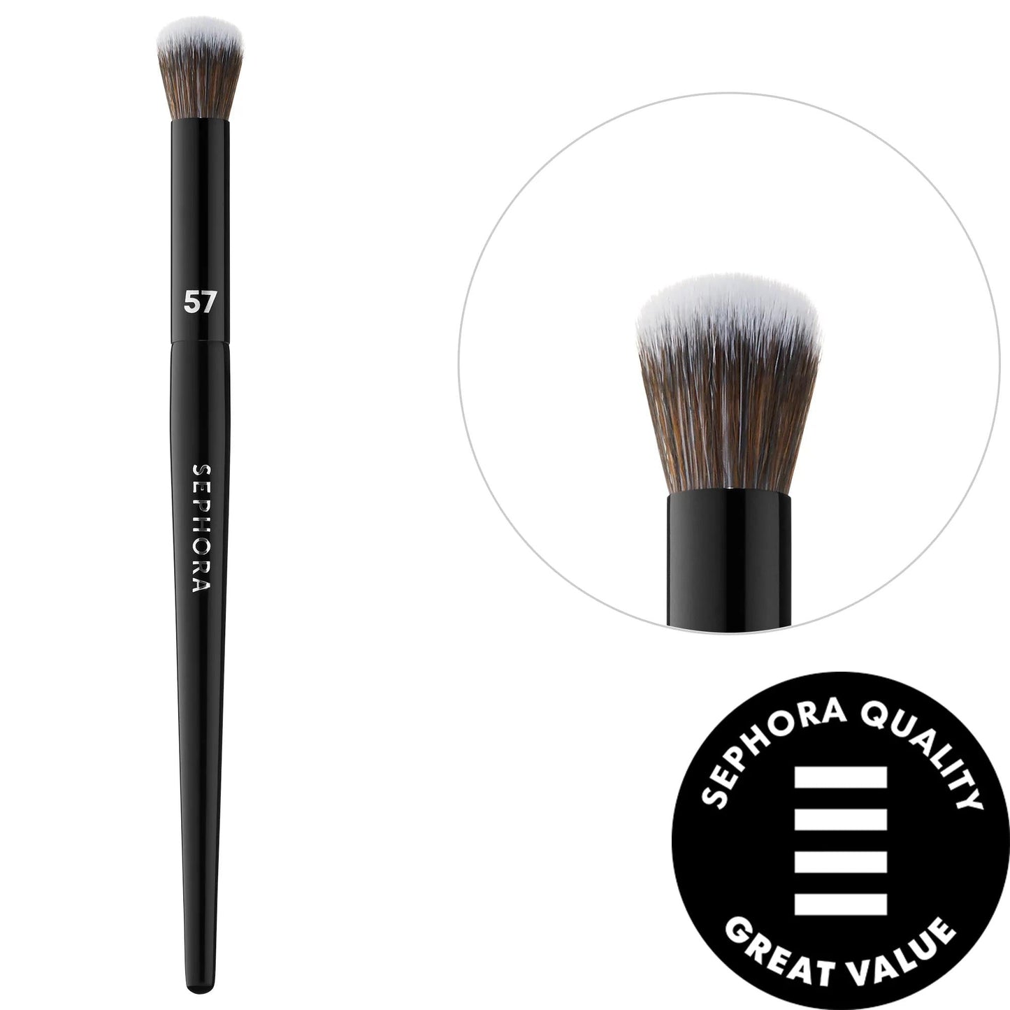 PRO Concealer Brush #57: Achieve a Flawless, Airbrushed Finish with This Vegan Makeup Blending Tool