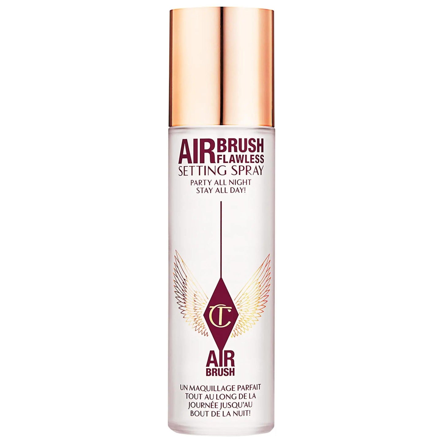 Airbrush Flawless Waterproof Makeup Setting Spray by Charlotte - Long Lasting, Flawless Finish, 16 Hours of Wear