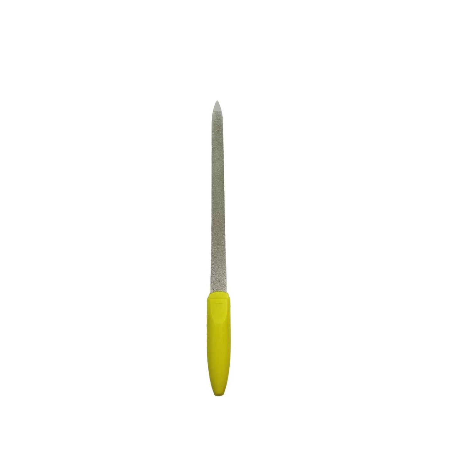 Maklora Yellow Handled Metal File FF3 - Ergonomic Grip, Durable Construction for DIY, Metalworkers & Handymen