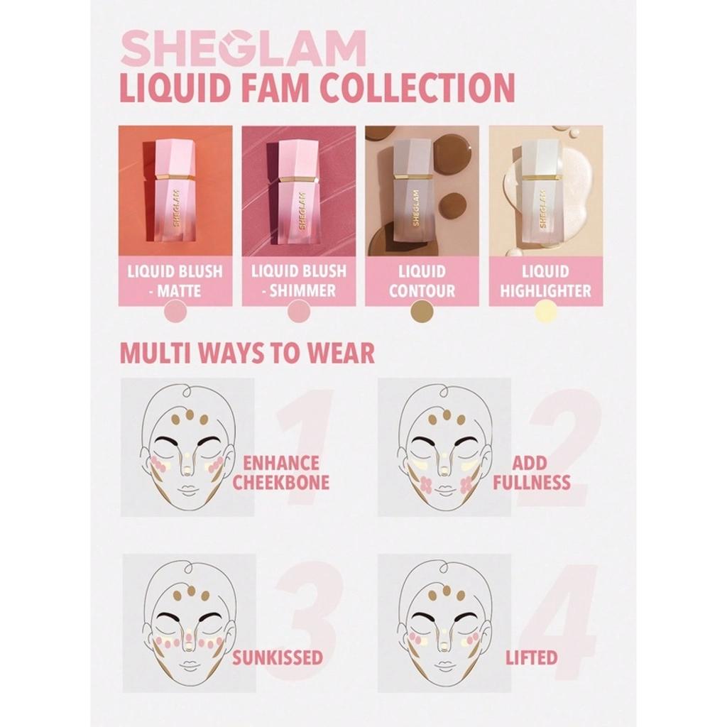 Sheglam Glow Bloom Liquid Highlighter in Vanilla Frost 5.2ml