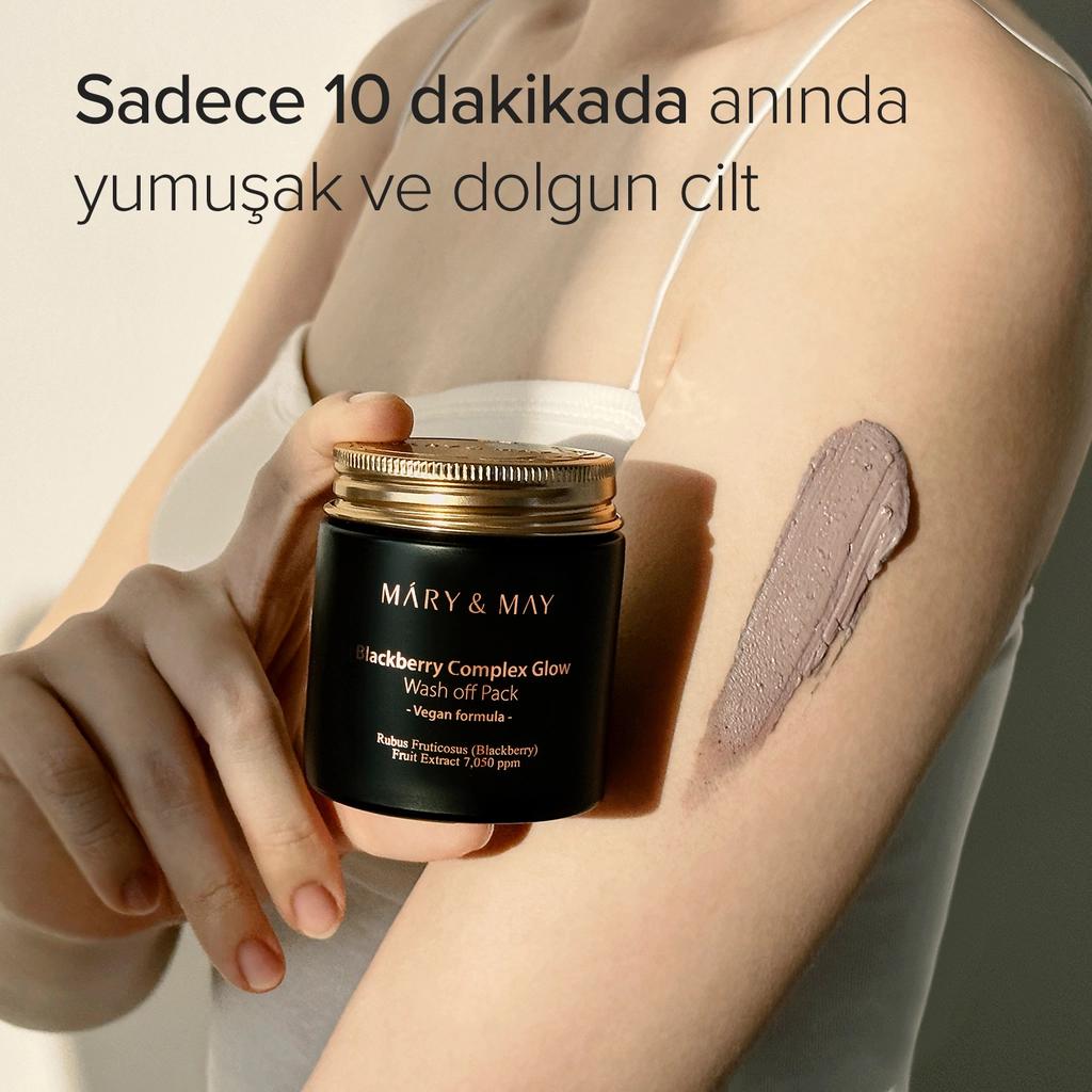 Mary & May Blackberry Complex Glow Wash Off Mask 125g