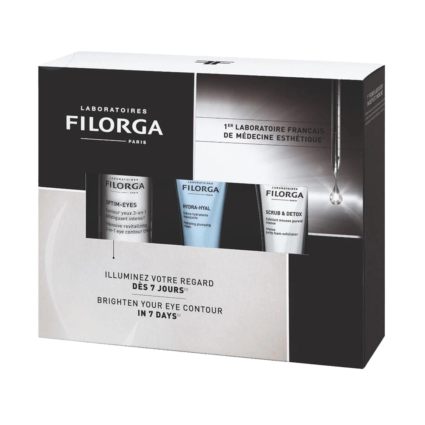 Filorga Optim Eyes 7-Day Illuminating Eye Care Set - Brightens Dark Circles, Anti-Aging Eye Treatment