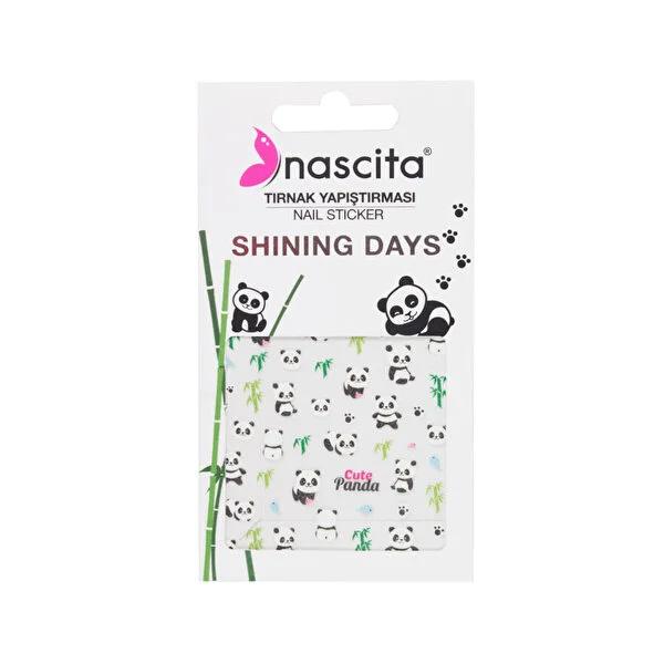 Nascita Cute Panda Nail Stickers - Easy Adhesive Nail Art Decoration