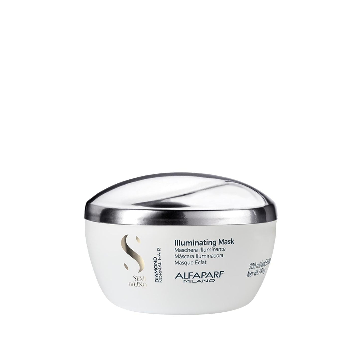 Alfaparf Diamond Illuminating Linen Semi Mask 200 ml - Brightening Face Mask for Radiant Skin