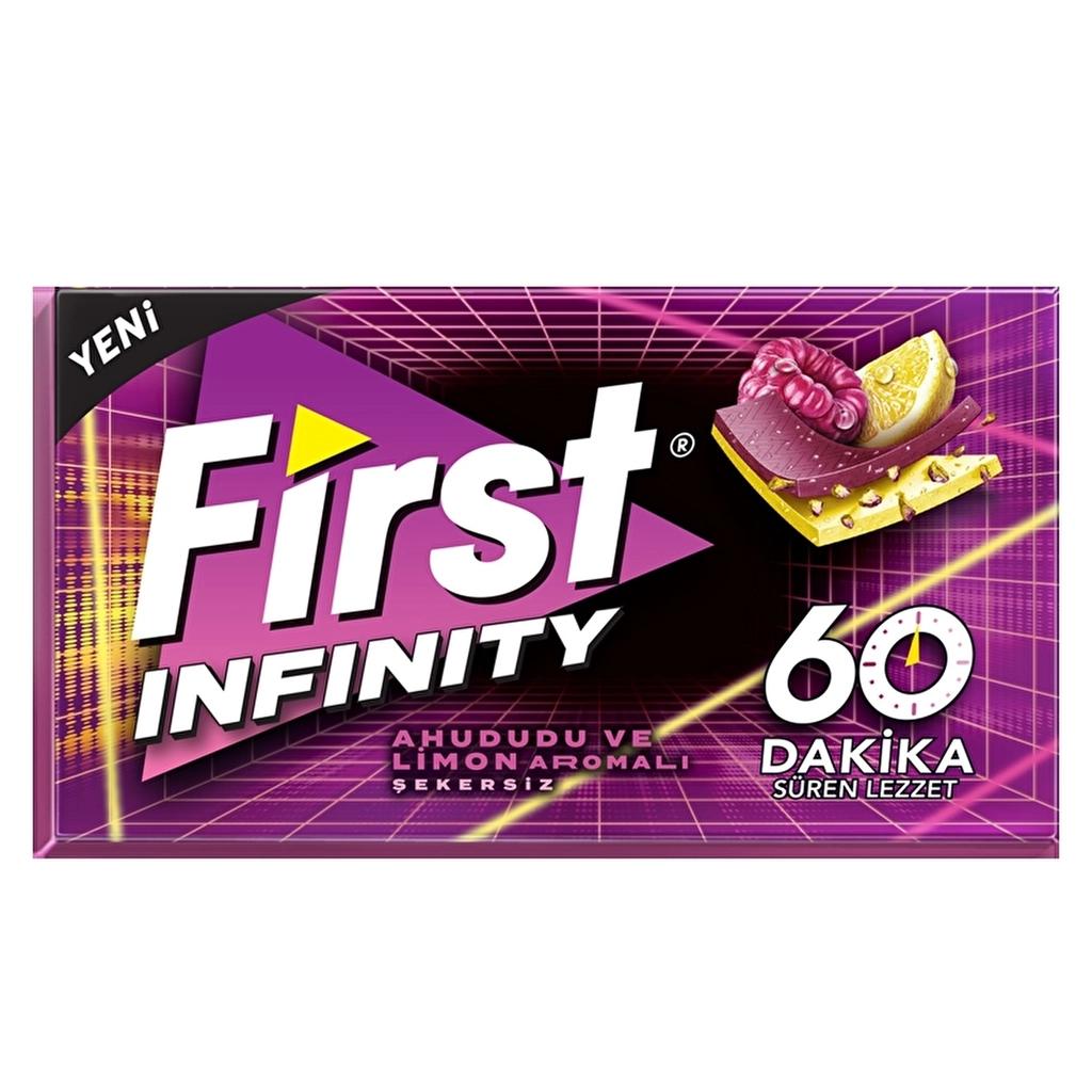 First 60 DK Raspberry Lemon Chewing Gum for Freshness, 27g