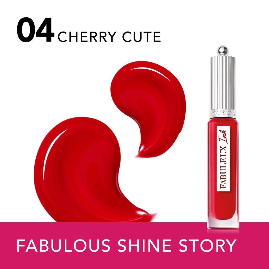 Bourjois Fabulous Shine Story Liquid Lipstick 04 Cherry Cute