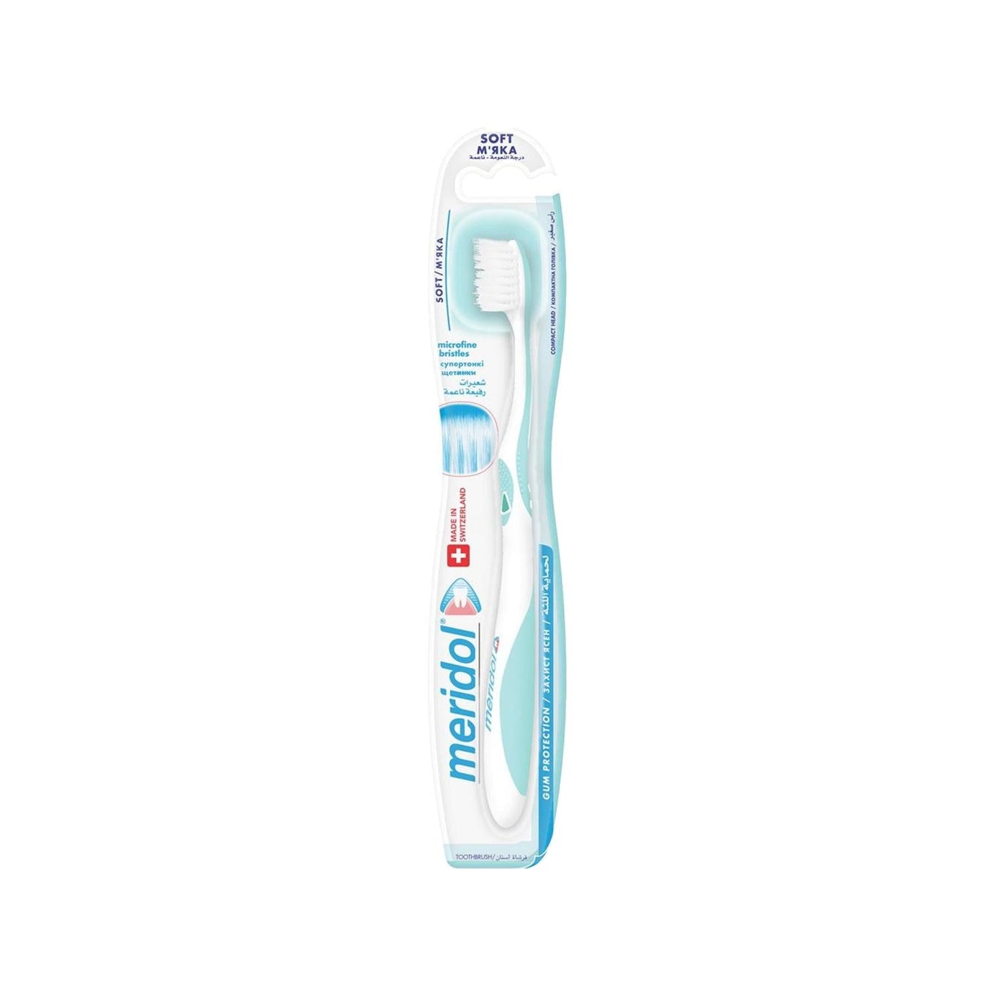 Meridol Soft Toothbrush for Sensitive Teeth - Gentle Manual Oral Care