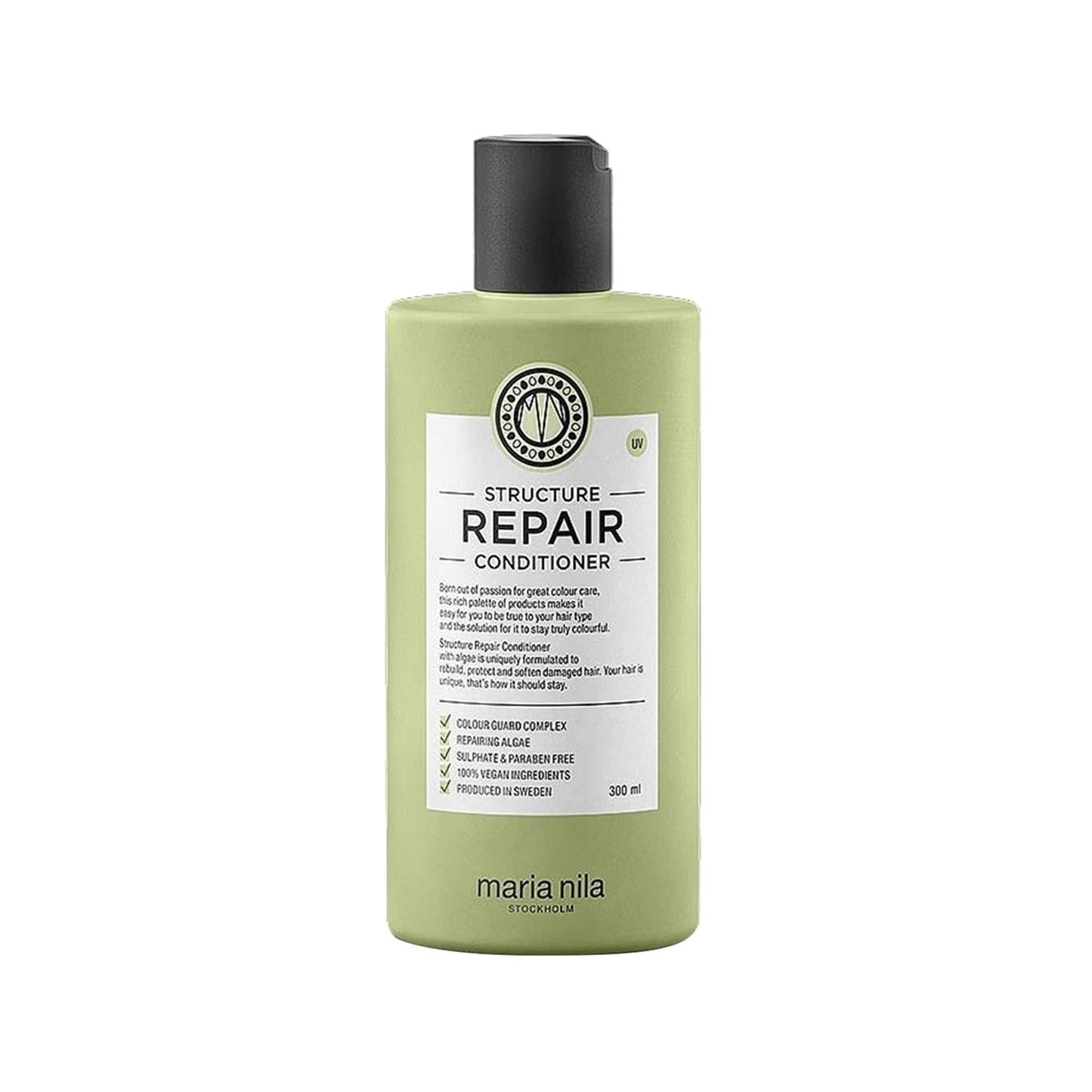 Maria Nila Hair Repair Cream - 300ml Structure Repair Formula for Damaged Hair