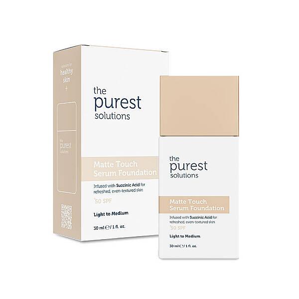 The Purest Solutions Matte Touch Mattifying Foundation SPF 50+ 30 ml