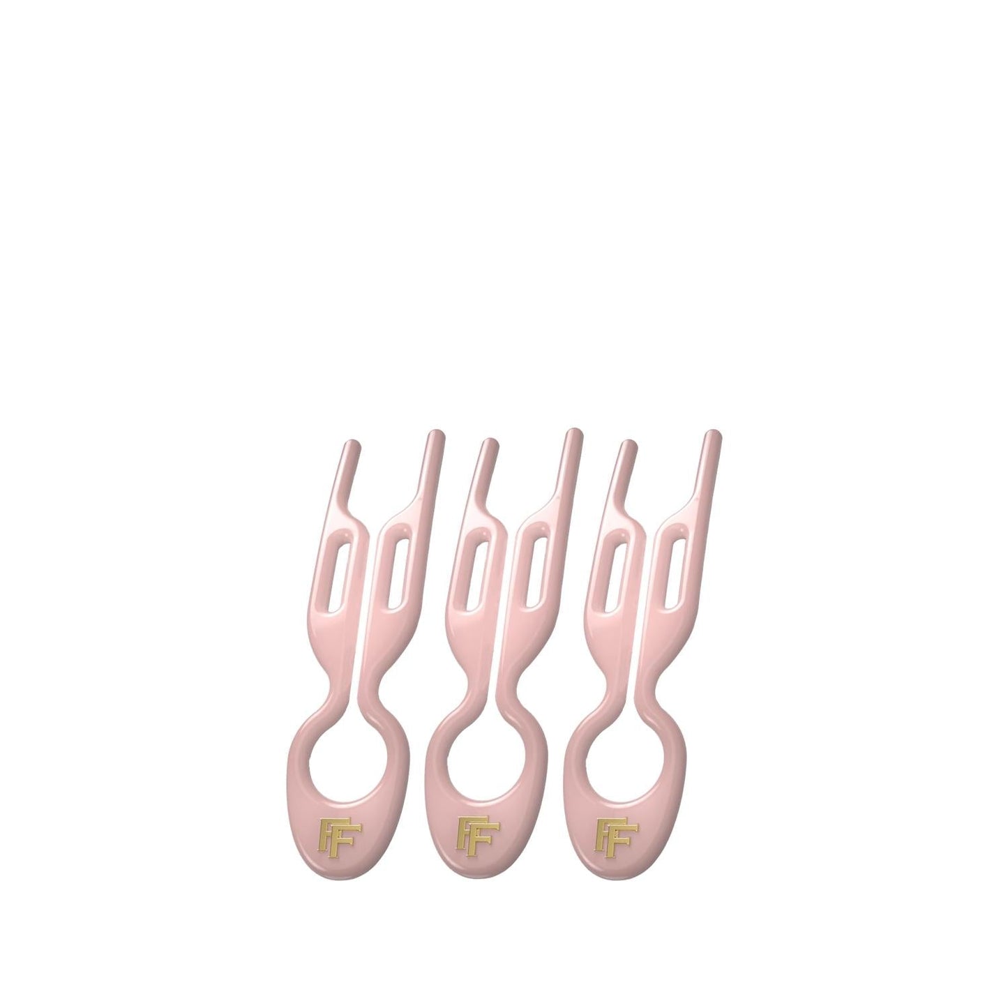 Fiona Franchimon No 1 Hairpin Seashell Pink 3-Pack