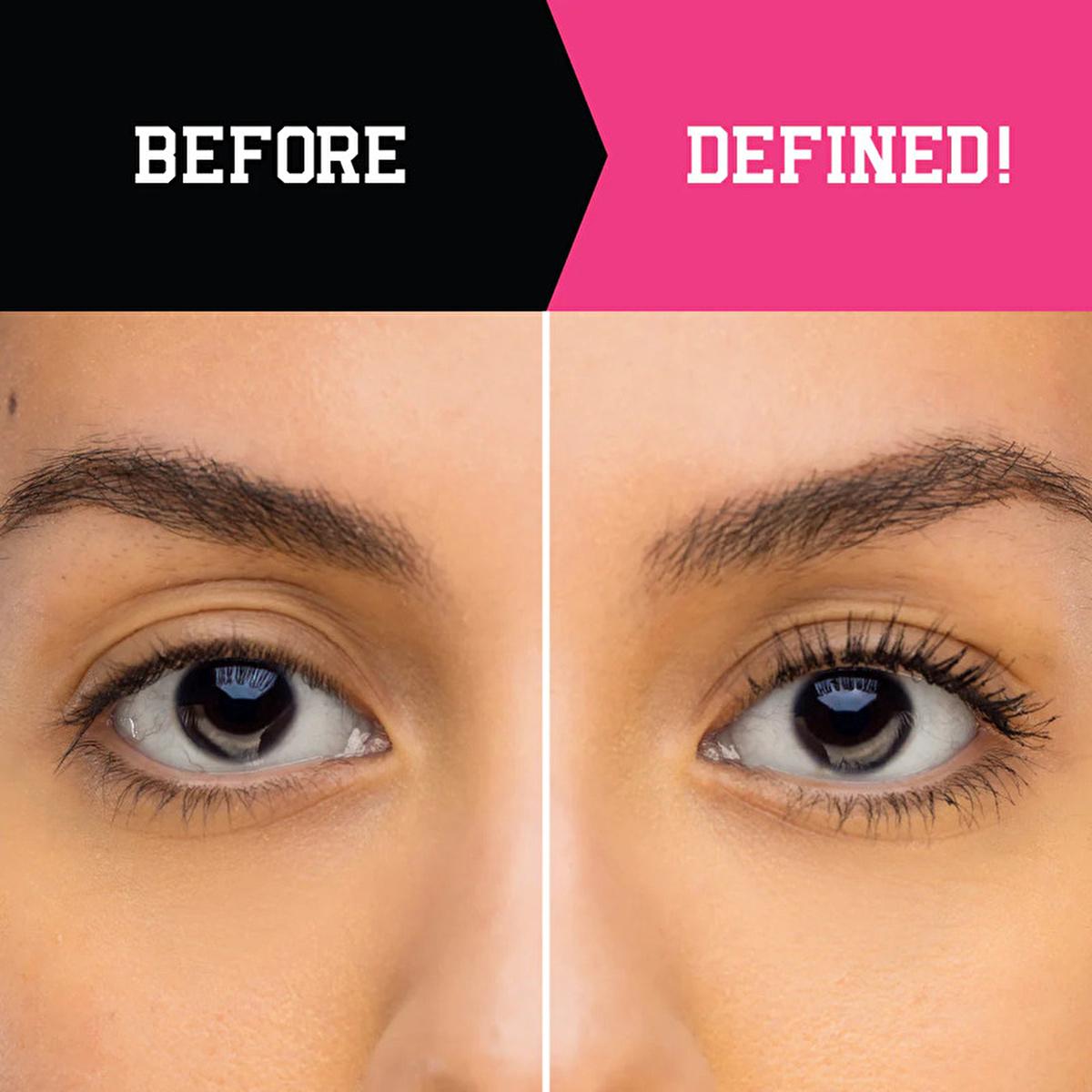 theBalm Big Fan Defining Mascara: Xtra-Lush Brush for Volumizing & Long-Lasting Eyelash Enhancement Ð Achieve Dramatic, Thick Lashes All Day.