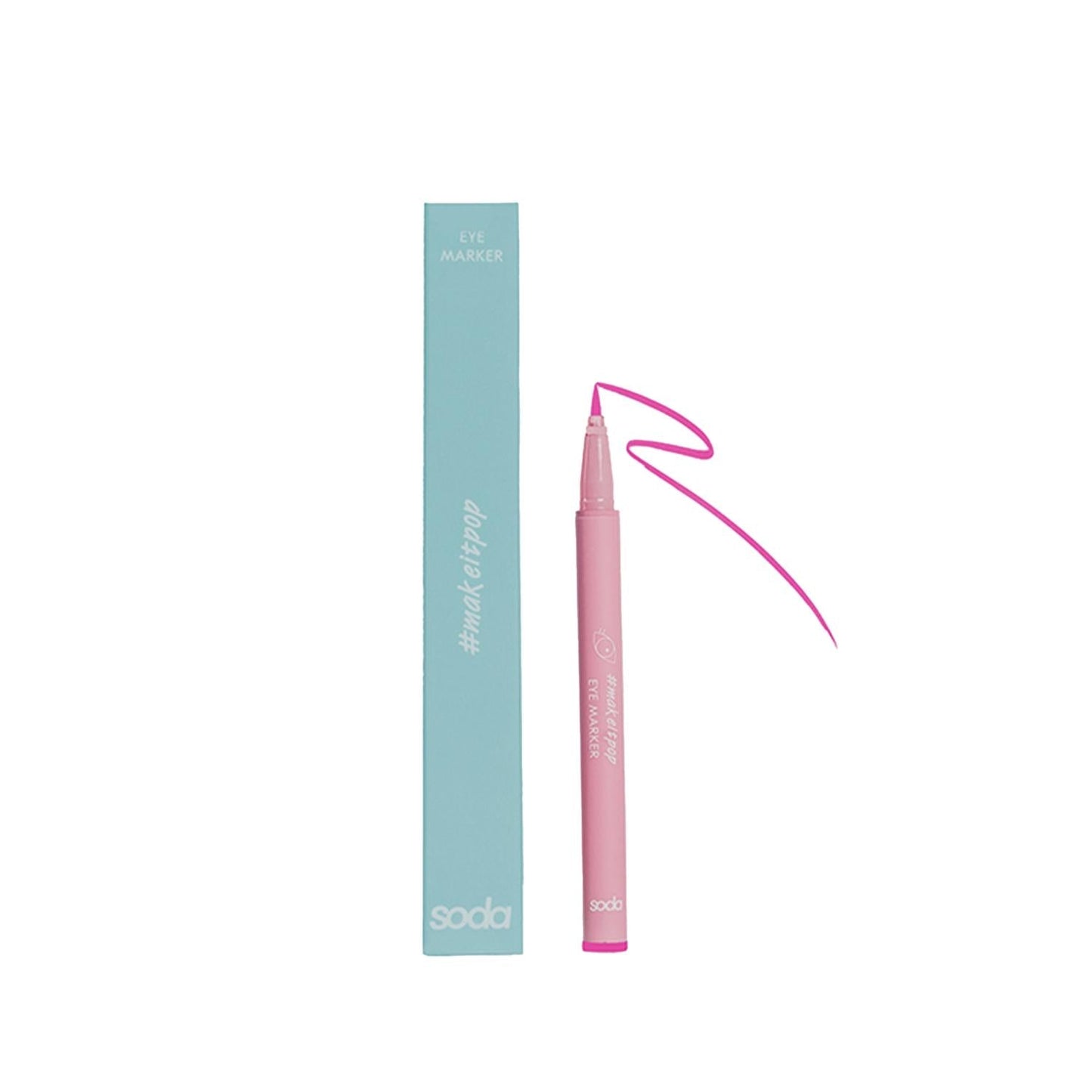 Soda Eye Marker Eyeliner 108 - Precise Eye Makeup with Long-Lasting Wear