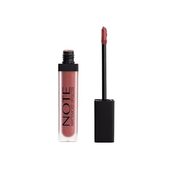 Mattemoist Lip Gloss by Note - Satin Matte Finish, Moisturizing Lip Color for Long-Lasting Comfort