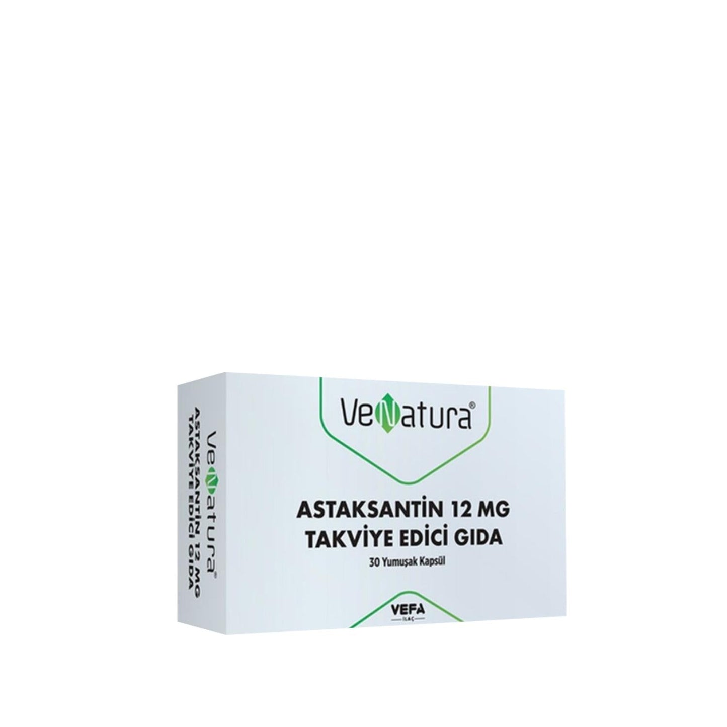 VeNatura Astaxanthin 12mg Dietary Supplement 30 Softgels