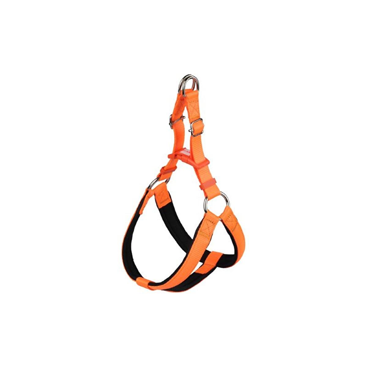 Doca Woven Soft Orange XXS Dog Harness for Small Breeds - Comfortable, Adjustable, Woven Fabric - Escape Proof Puppy Harness