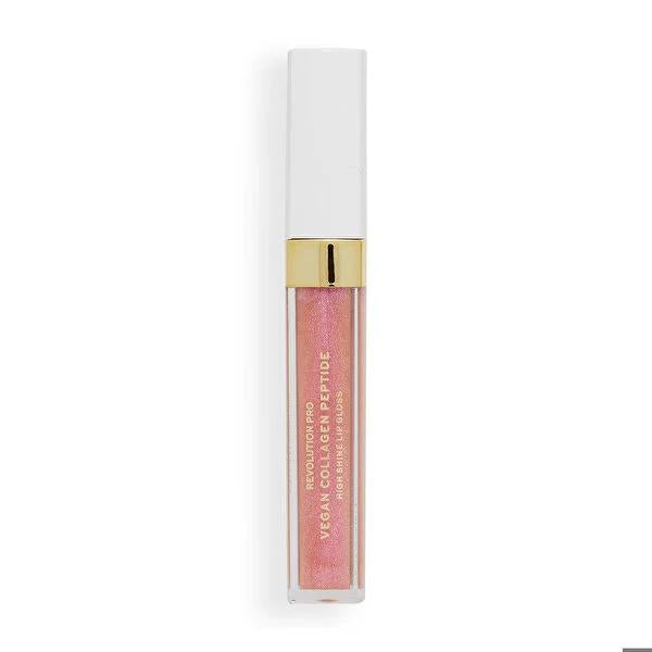 Revolution Pro Vegan Collagen Peptide High Shine Lip Gloss - Nourishing, Vegan, Cruelty-Free, Moisturizing Lip Care