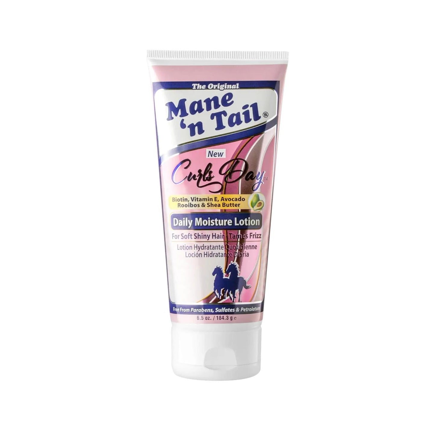 Mane 'n Tail Curls Day Daily Moisture Moisturizing & Defining Cream for Curly Hair - 184g