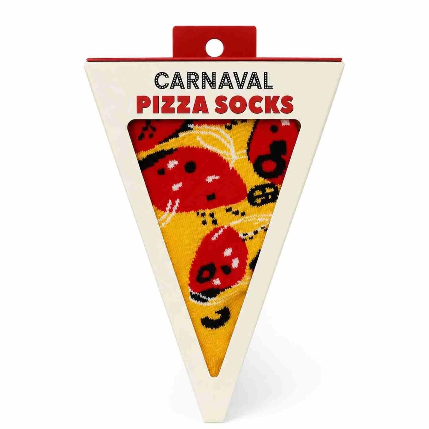 Carnaval Socks Pizza Slice Boxed Novelty Sock 1 Pair