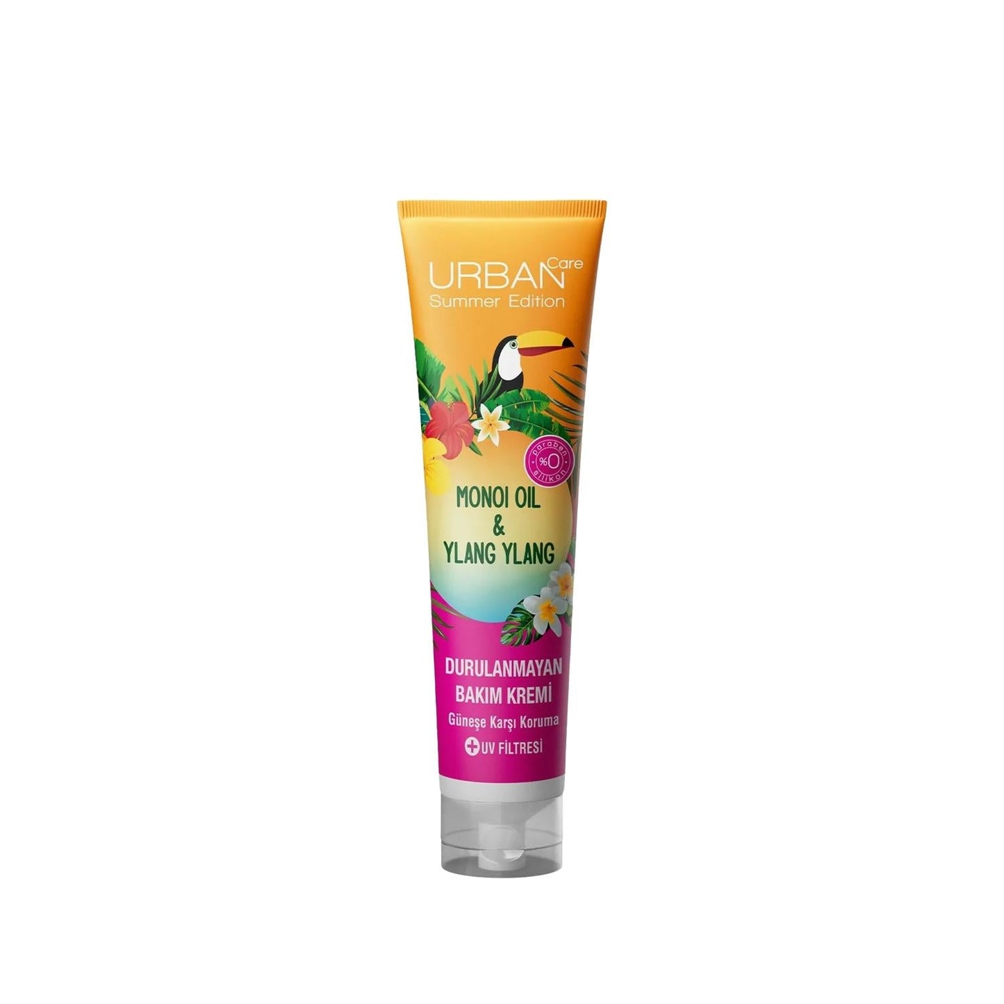 URBAN Care After-Sun Care Cream with Monoi Oil & Ylang Ylang - Moisturizing, Non-Rinse Formula