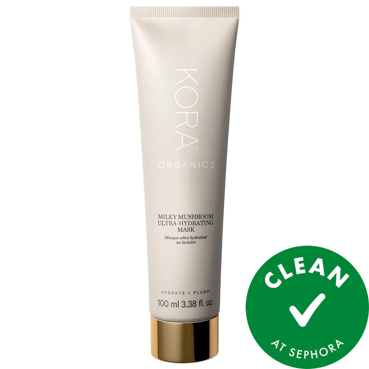 Milky Mushroom Hydrating Face Mask: Overnight Plumping, Vegan & Cruelty-Free - Intense Dry Skin Moisture & Radiance
