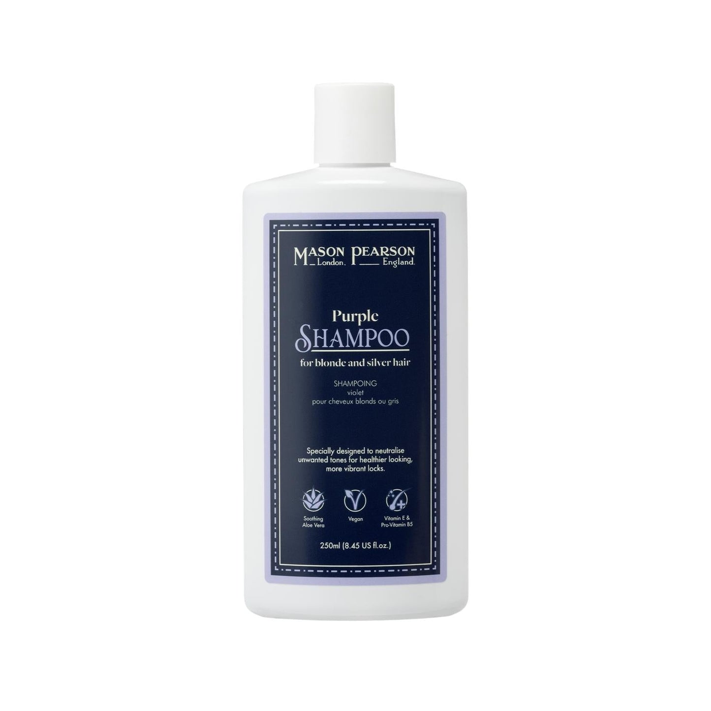Mason Pearson Purple Shampoo for Blonde & Grey Hair - 8.45 fl oz Toning Shampoo