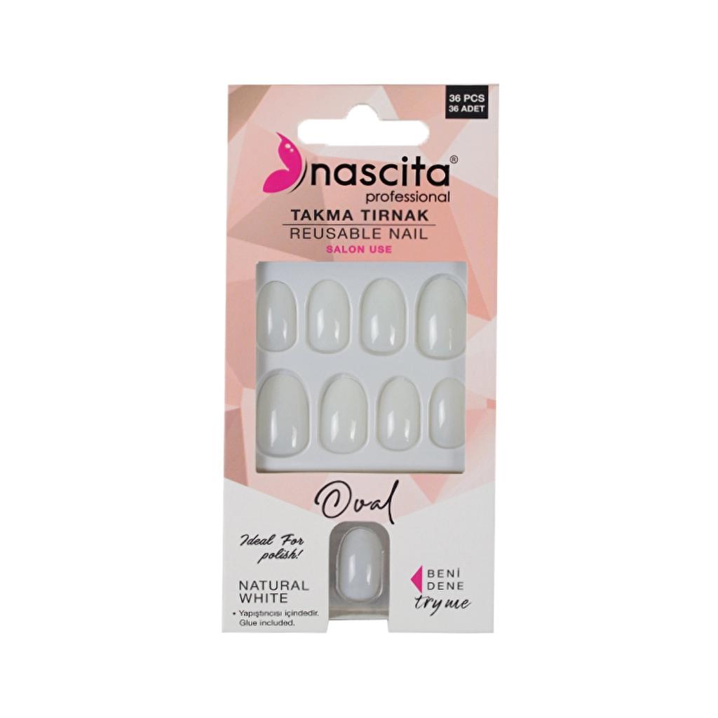 Nascita Oval Press-On False Nails 36 Count