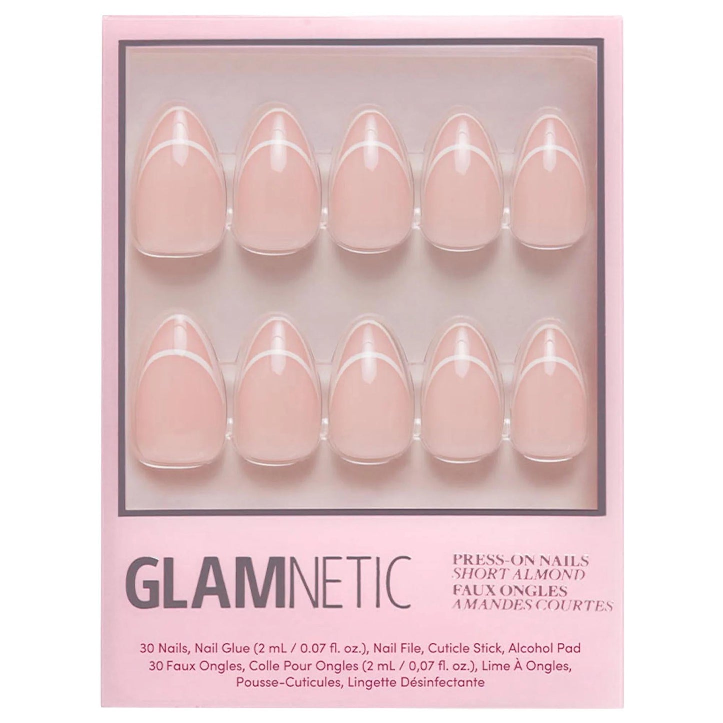 Glamnetic Press-On Nail Kit - Reusable, Salon-Quality Manicure at Home, Variety of Styles, Up to 2 Weeks of Wear