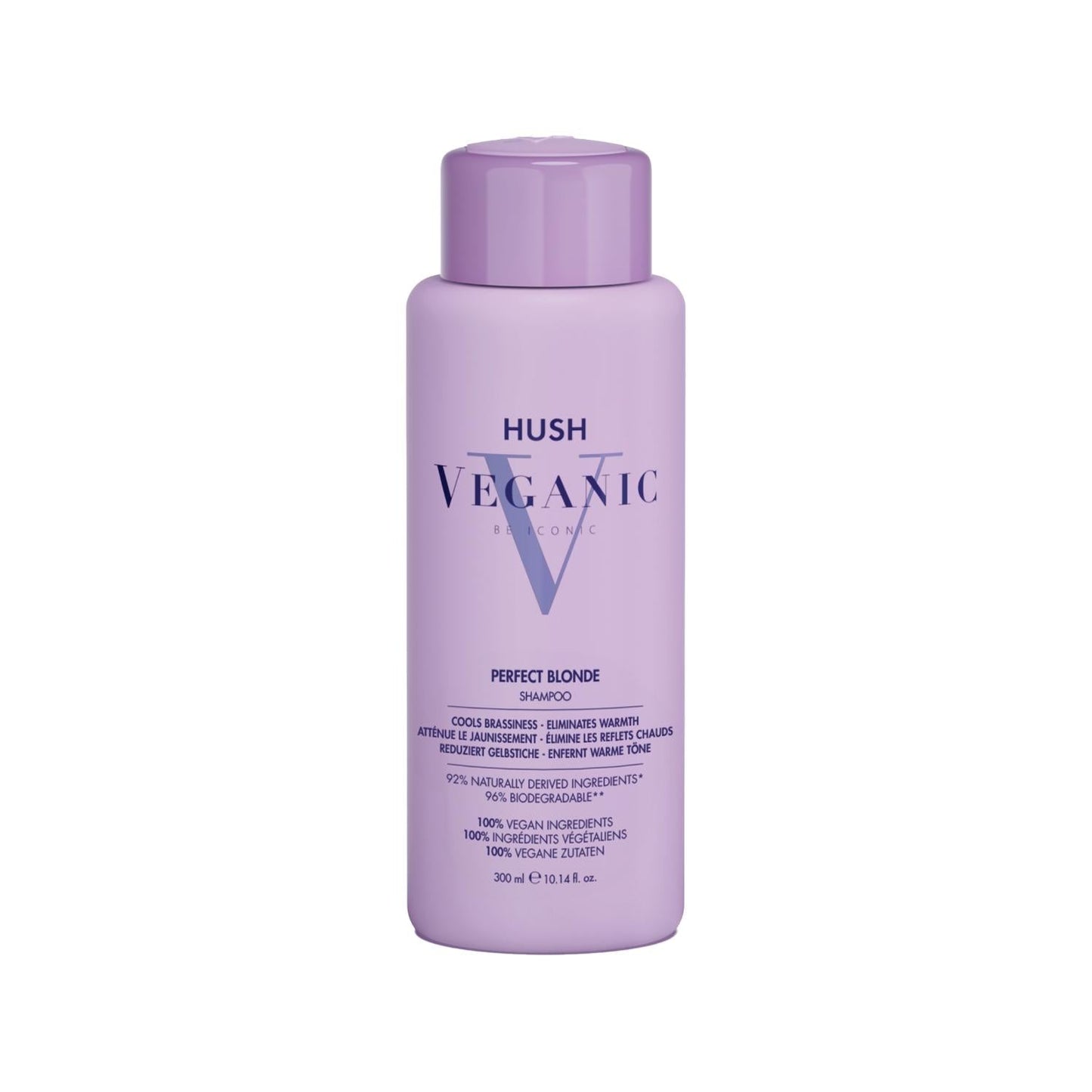 Hush Veganic Perfect Blonde Shampoo for Blonde & Platinum Hair 300ml