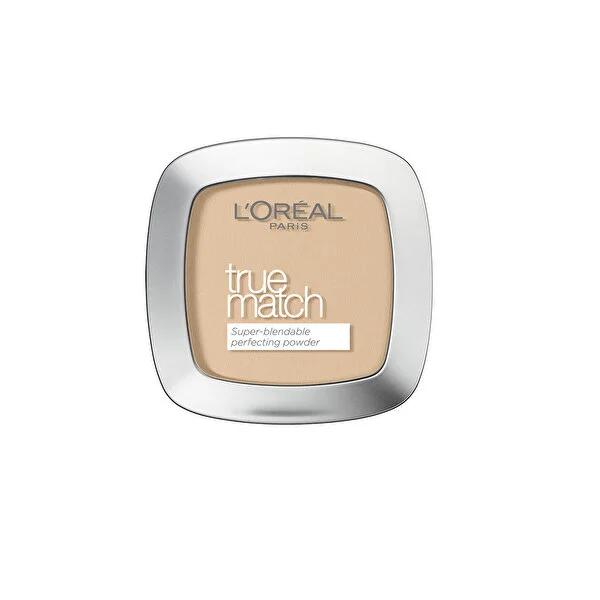 L'OrŽal Paris True Match Foundation Powder - Natural Look, Lightweight Coverage, 0.68 fl oz