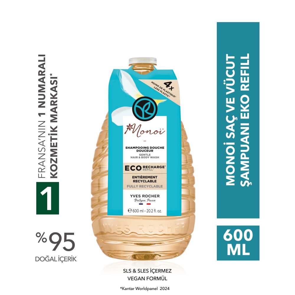 Monoi Eco Refill Hair and Body Shampoo 600 ml