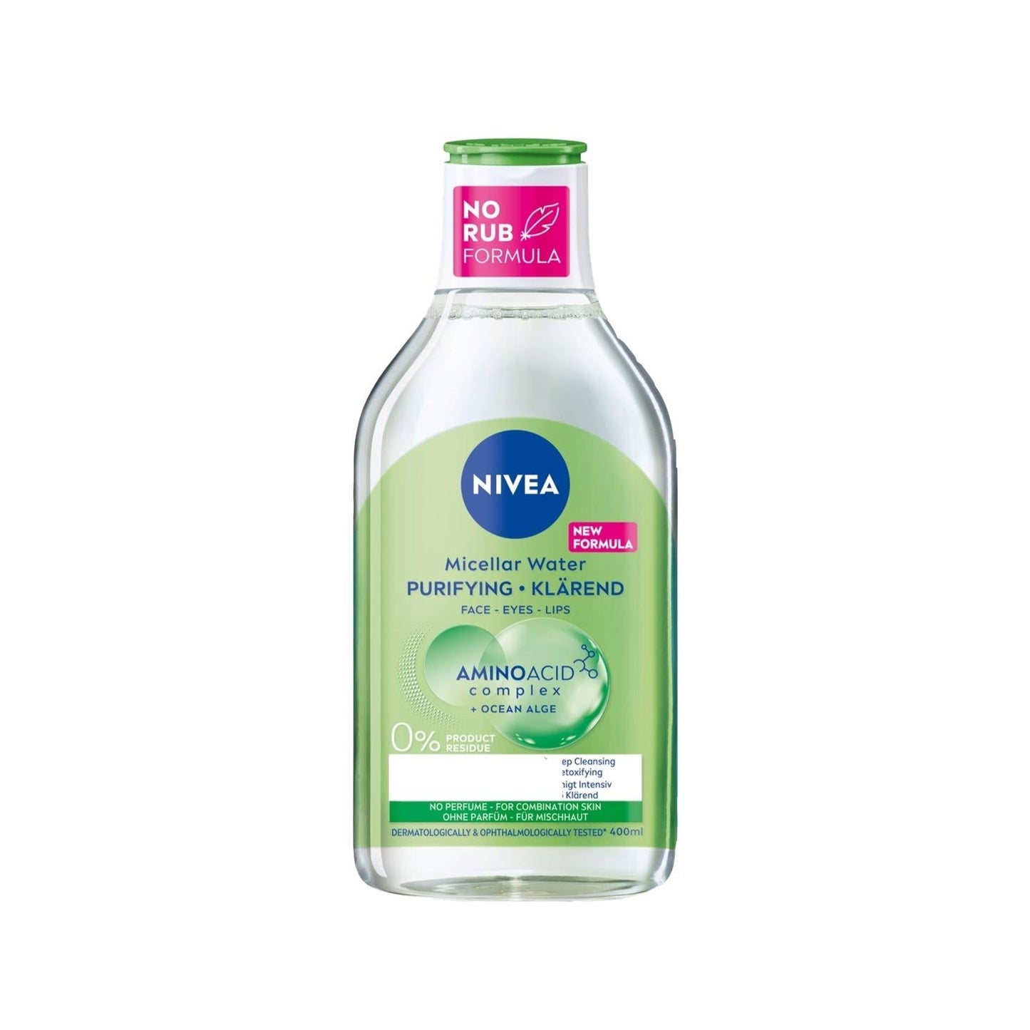 Nivea Micellar Makeup Remover for Mixed and Oily Skin - Gentle, Effective, 13.53 fl oz