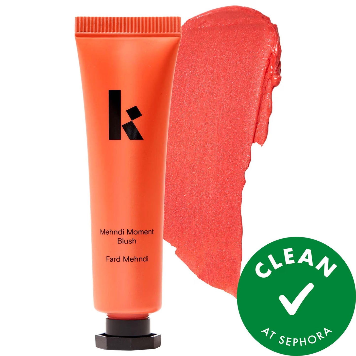 Mehndi Moment Radiant Cream Blush: Long-Lasting, Buildable Color, Vegan & Cruelty-Free - Hydrating Amla & Hibiscus Extracts for Healthy Glowing Cheeks