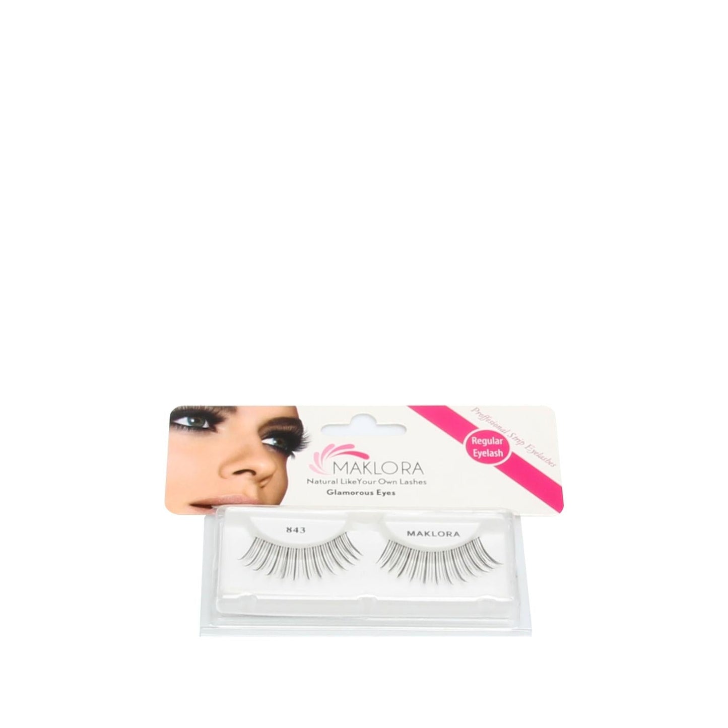 Maklora False Eyelashes - 843 Full Set for Complete Coverage and Cosmetic Enhancements